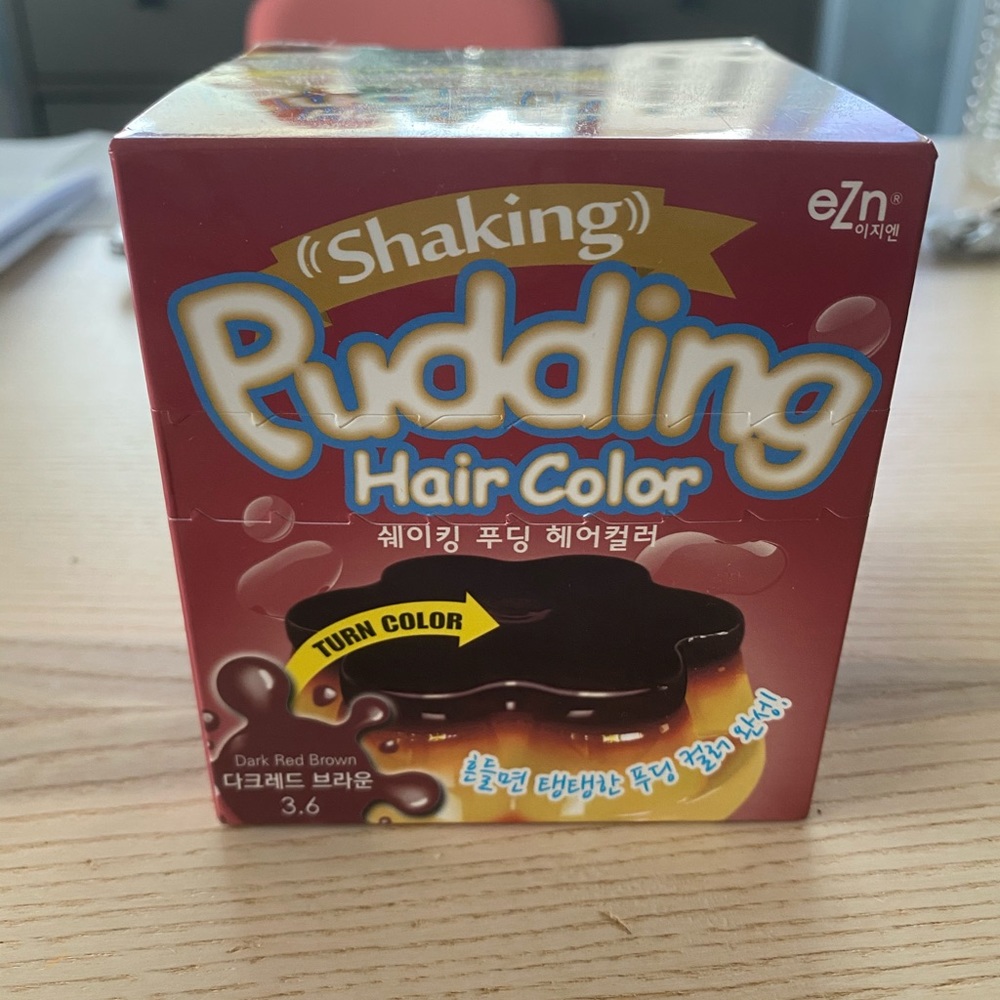 New Shaking Pudding Hair Color (Dark Red Brown)